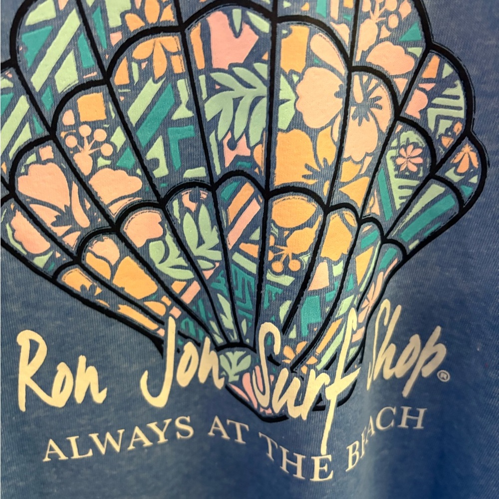 Women Ron Jon Surf Shop Blue Sweatshirt xl nwt - Picture 3 of 5